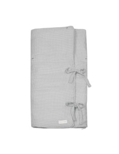 Arrullo/Manta Little Bloom Vichy Gris 2