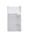 Arrullo/Manta Little Bloom Vichy Gris