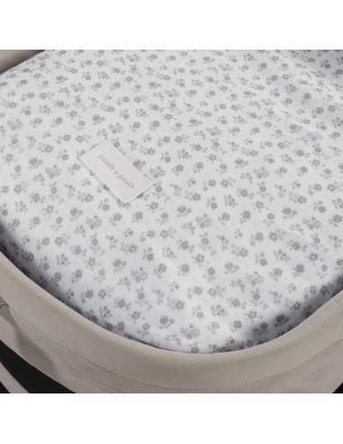 Saco Cuco Little Bloom Flor Gris