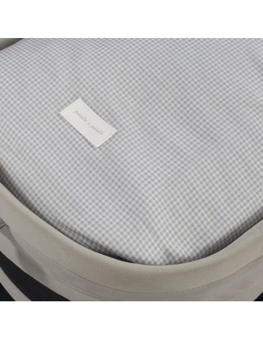 Saco Cuco Little Bloom Vichy Gris