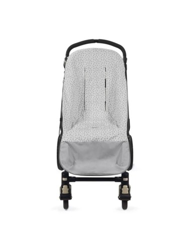 Saco Entretiempo Little Bloom Flor Gris