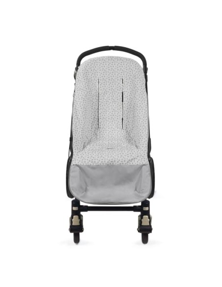 Saco Entretiempo Little Bloom Flor Gris