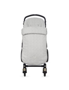 Saco Entretiempo Little Bloom Flor Gris