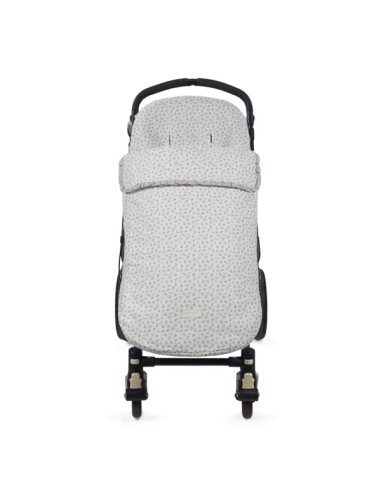 Saco Entretiempo Little Bloom Flor Gris