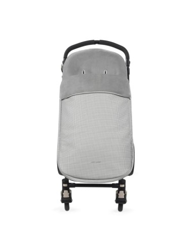 Saco Silla Invierno Little Bloom Vichy Gris