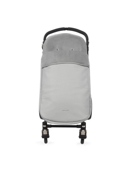 Saco Silla Invierno Little Bloom Vichy Gris