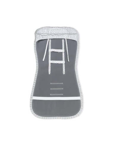 Colchoneta Silla Little Bloom Flor Gris