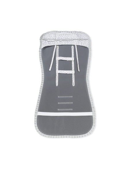 Colchoneta Silla Little Bloom Flor Gris