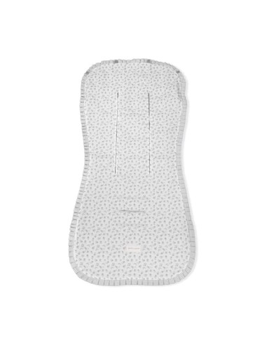 Colchoneta Silla Little Bloom Flor Gris