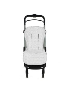 Colchoneta Silla Little Bloom Flor Gris 2