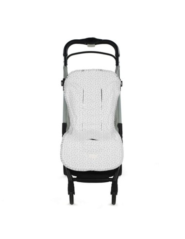 Colchoneta Silla Little Bloom Flor Gris