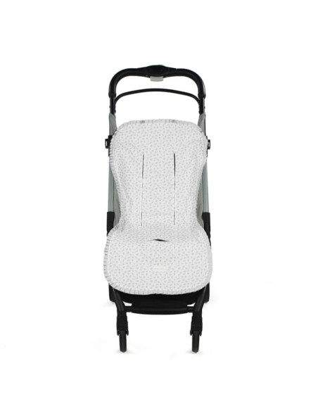 Colchoneta Silla Little Bloom Flor Gris
