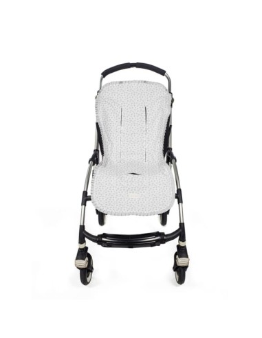 Colchoneta Silla Little Bloom Flor Gris