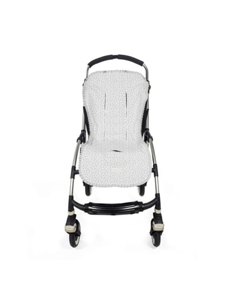 Colchoneta Silla Little Bloom Flor Gris