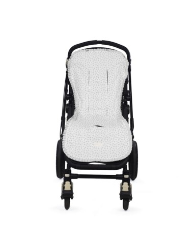 Colchoneta Silla Little Bloom Flor Gris