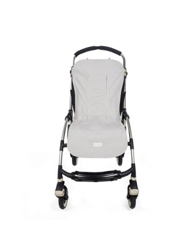 Colchoneta Silla Little Bloom Vichy Gris