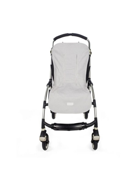 Colchoneta Silla Little Bloom Vichy Gris