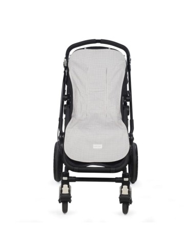 Colchoneta Silla Little Bloom Vichy Gris
