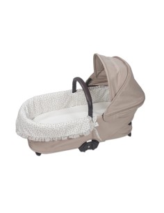 Cubre Cucu Dual + Sábana Little Bloom Flor Gris 2