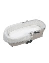 Cubre Cucu Dual + Sábana Little Bloom Flor Gris