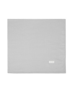 Muselina Little Bloom Vichy Gris 2