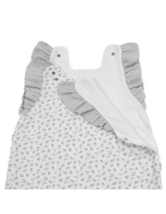 Saco Dormir Little Bloom Flor Gris 2