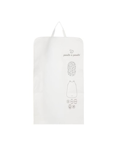 Saco Dormir Little Bloom Flor Gris