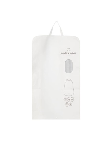 Saco Dormir Little Bloom Vichy Gris