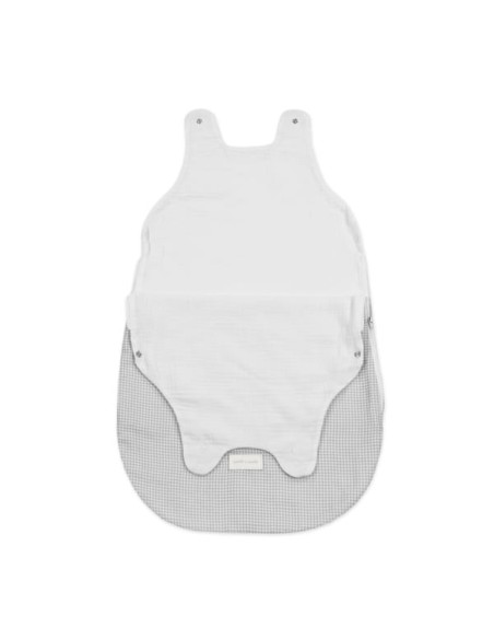 Saco Dormir Little Bloom Vichy Gris