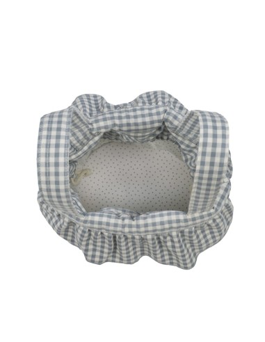 Bolso Bucket Praliné Vichy Matcha