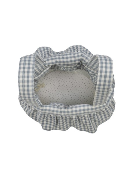Bolso Bucket Praliné Vichy Matcha