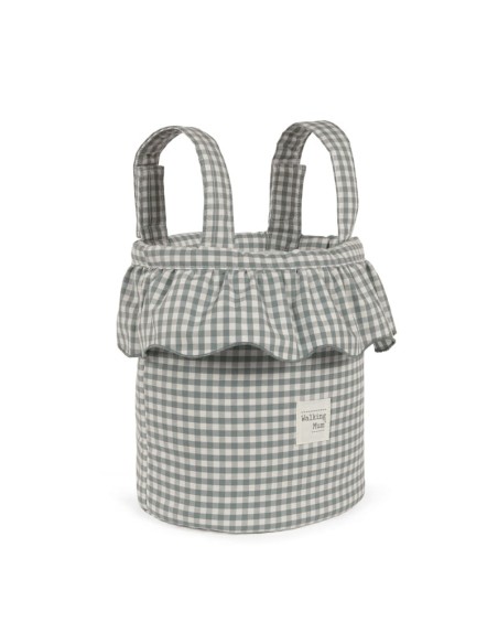 Bolso Bucket Praliné Vichy Matcha