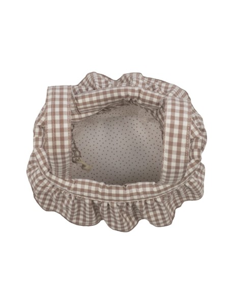 Bolso Bucket Praliné Vichy Moka