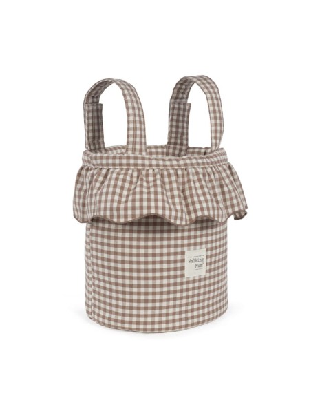 Bolso Bucket Praliné Vichy Moka