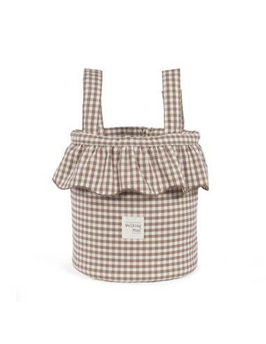 Bolso Bucket Praliné Vichy Moka