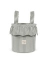 Bolso Bucket Praliné Rayas Matcha