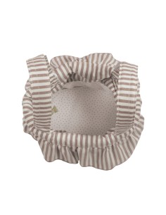 Bolso Bucket Praliné Rayas Moka 2