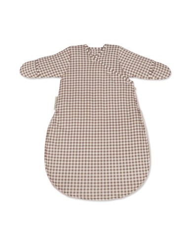 Saco Dormir Manga  Praliné Vichy Moka