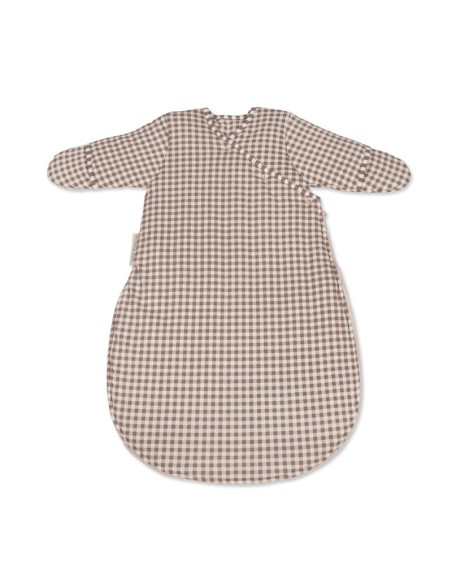 Saco Dormir Manga  Praliné Vichy Moka