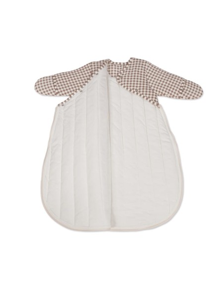 Saco Dormir Manga  Praliné Vichy Moka