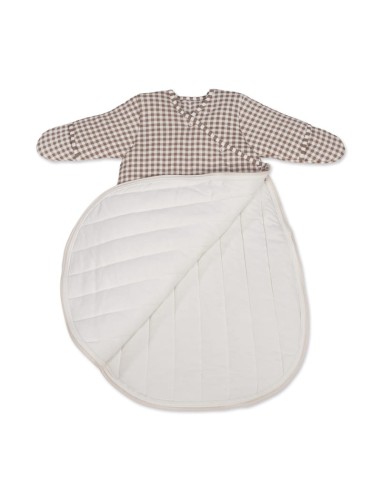 Saco Dormir Manga  Praliné Vichy Moka