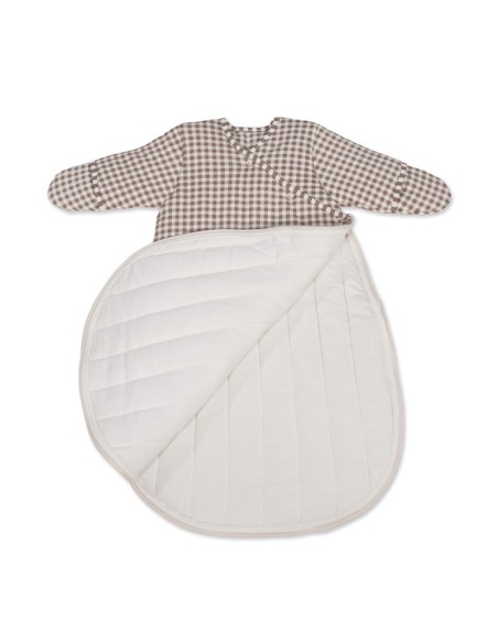 Saco Dormir Manga  Praliné Vichy Moka