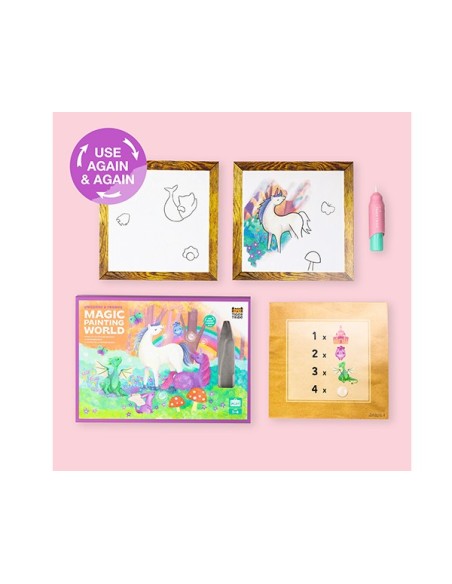 Pintura Mágica Mundo Unicornios  Tiger Tribe