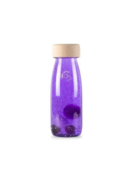 Botella Sensorial Flotante Lila Petit Boum