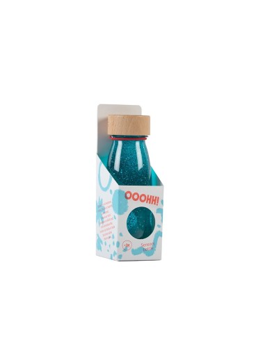 Botella Sensorial Flotante Turquesa Petit Boum