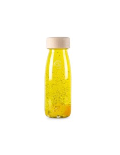 Botella Sensorial Flotante Amarilla Petit Boum
