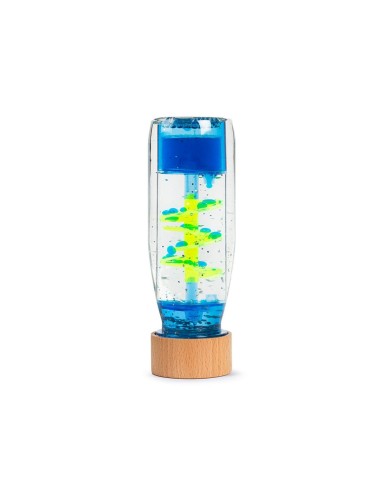 Botella Sensorial Move Spiral Blue Petit Boum