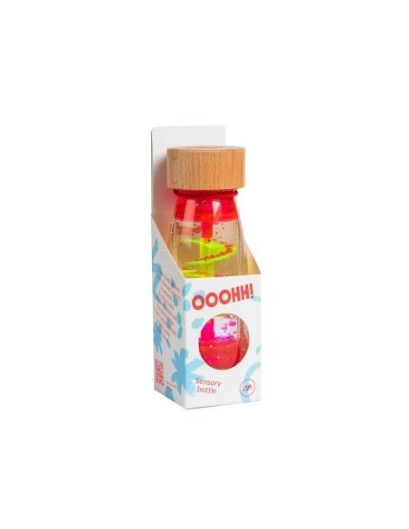 Botella Sensorial Move Spiral Pink Petit Boum