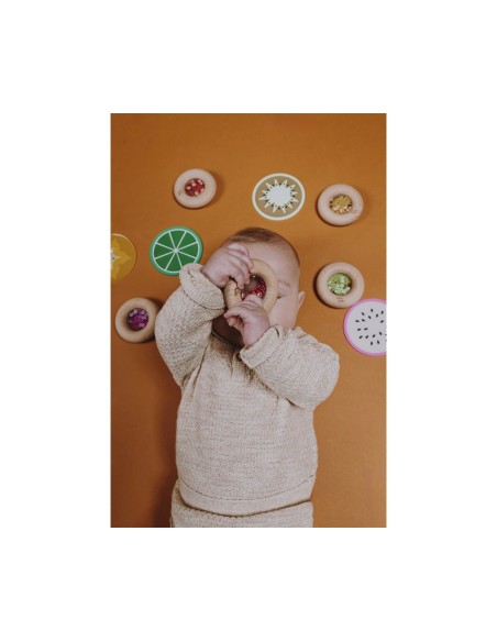 Sonajero Donut Sensorial Zanahorias Petit Boum