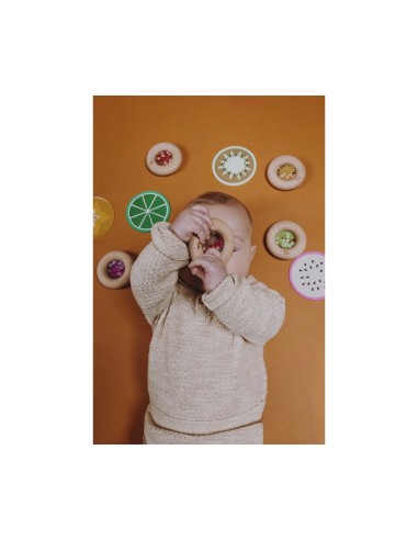 Sonajero Donut Sensorial Uvas Petit Boum